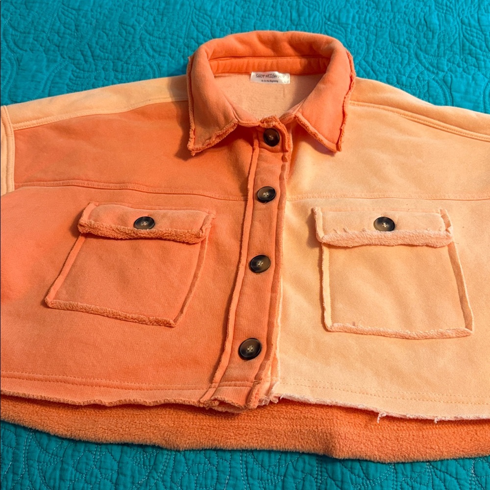 Orange Cropped Top - Picture 3 of 4